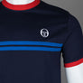 Sergio Tacchini Supermac T-Shirt Maritime Blue/Adrenaline Rush/Nautical Blue