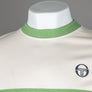 Sergio Tacchini Supermac T-Shirt Pearled Ivory/Jade Green