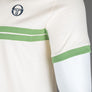 Sergio Tacchini Supermac T-Shirt Pearled Ivory/Jade Green