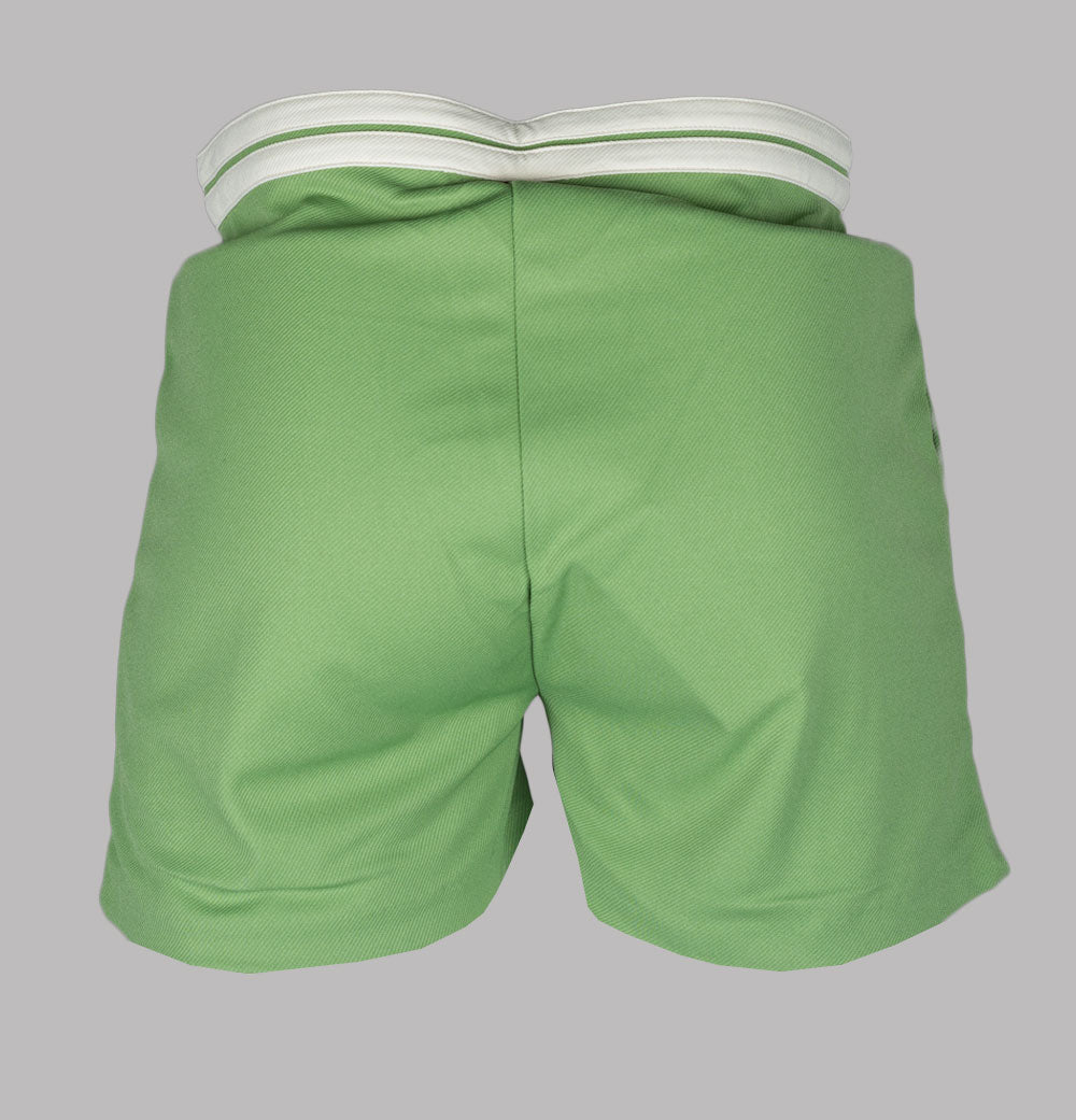 Sergio Tacchini Supermac Tennis Shorts Jade Green/Pearled Ivory