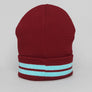 Sergio Tacchini Surgis Striped Beanie Rhubarb/Gardenia/Aruba Blue