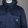 Sergio Tacchini Weaver Hooded Field Jacket Maritime Blue