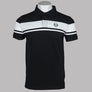 Sergio Tacchini Young Line Polo Shirt Black/White