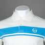 Sergio Tacchini Young Line Polo Shirt Gardenia/Azure Blue
