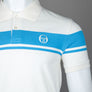 Sergio Tacchini Young Line Polo Shirt Gardenia/Azure Blue