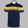 Sergio Tacchini Young Line Polo Shirt Maritime Blue/Lemon Drop