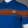 Sergio Tacchini Young Line Polo Shirt Nautical Blue/Mocha