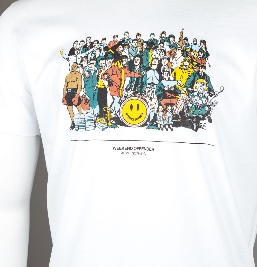 Weekend Offender Blake T-Shirt White – Bronx Clothing
