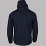 Weekend Offender Campania Check Windbreaker Jacket Navy