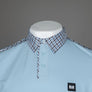 Weekend Offender Costa Polo Shirt Winter Sky/Blue House Check