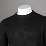 Weekend Offender Couto Knitted Ribbed Sweater Black