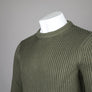 Weekend Offender Couto Knitted Ribbed Sweater Castle Green