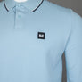 Weekend Offender LS Carola Polo Shirt Winter Sky/Blue House Check