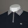 Weekend Offender Lachine Polo Shirt Navy/Mid House Check