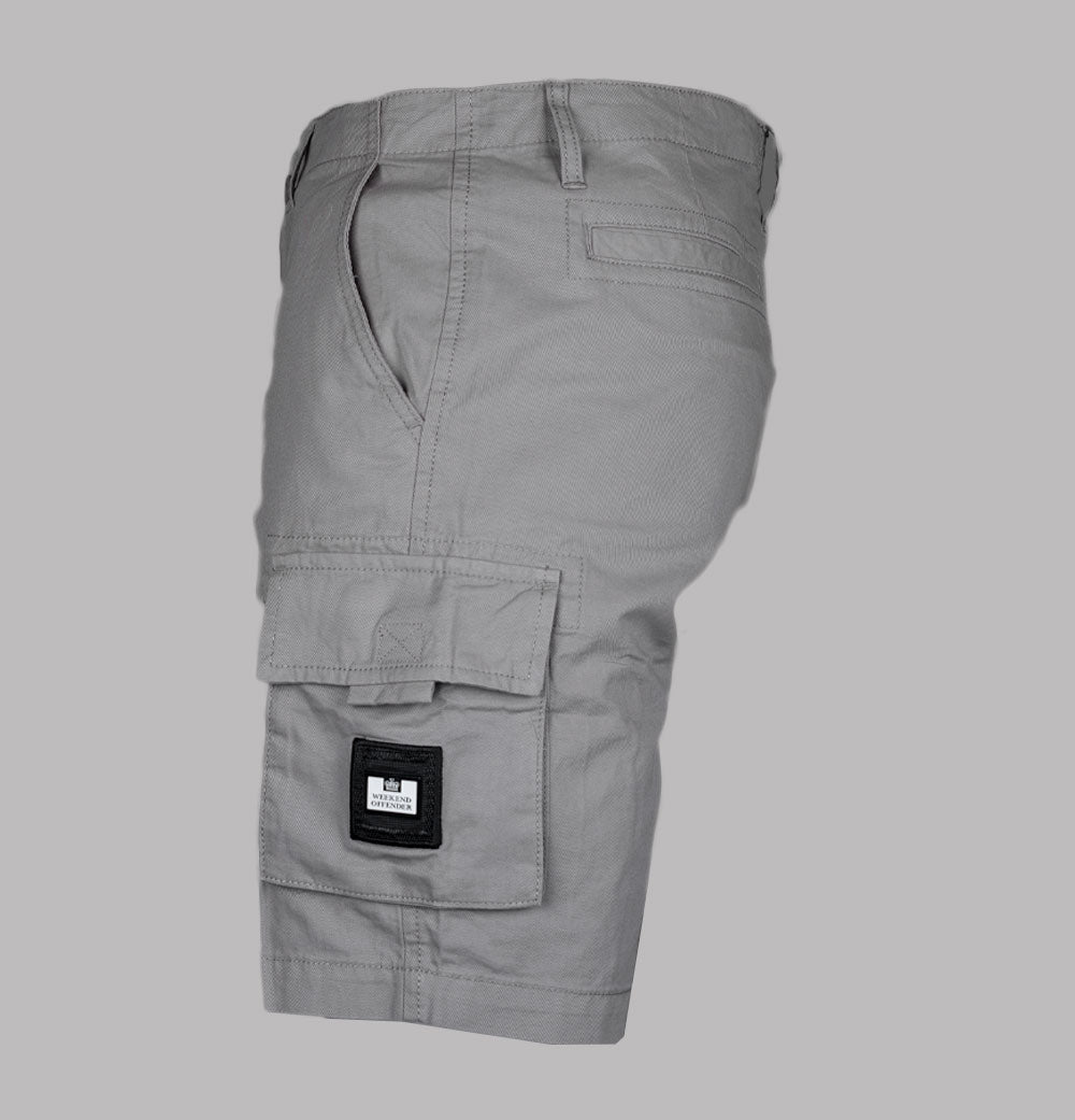 Weekend Offender Mascia Cargo Shorts Smoke – Bronx Clothing