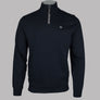 Weekend Offender Matisa Quarter Zip Sweatshirt Navy/House Check