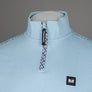 Weekend Offender Matisa Quarter Zip Sweatshirt Winter Sky/Blue House Check