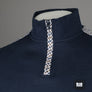 Weekend Offender Miyako 1/4 Zip Sweat Navy