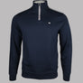 Weekend Offender Miyako 1/4 Zip Sweat Navy