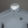 Weekend Offender Monti Zip Polo Shirt Smokey/Zinc