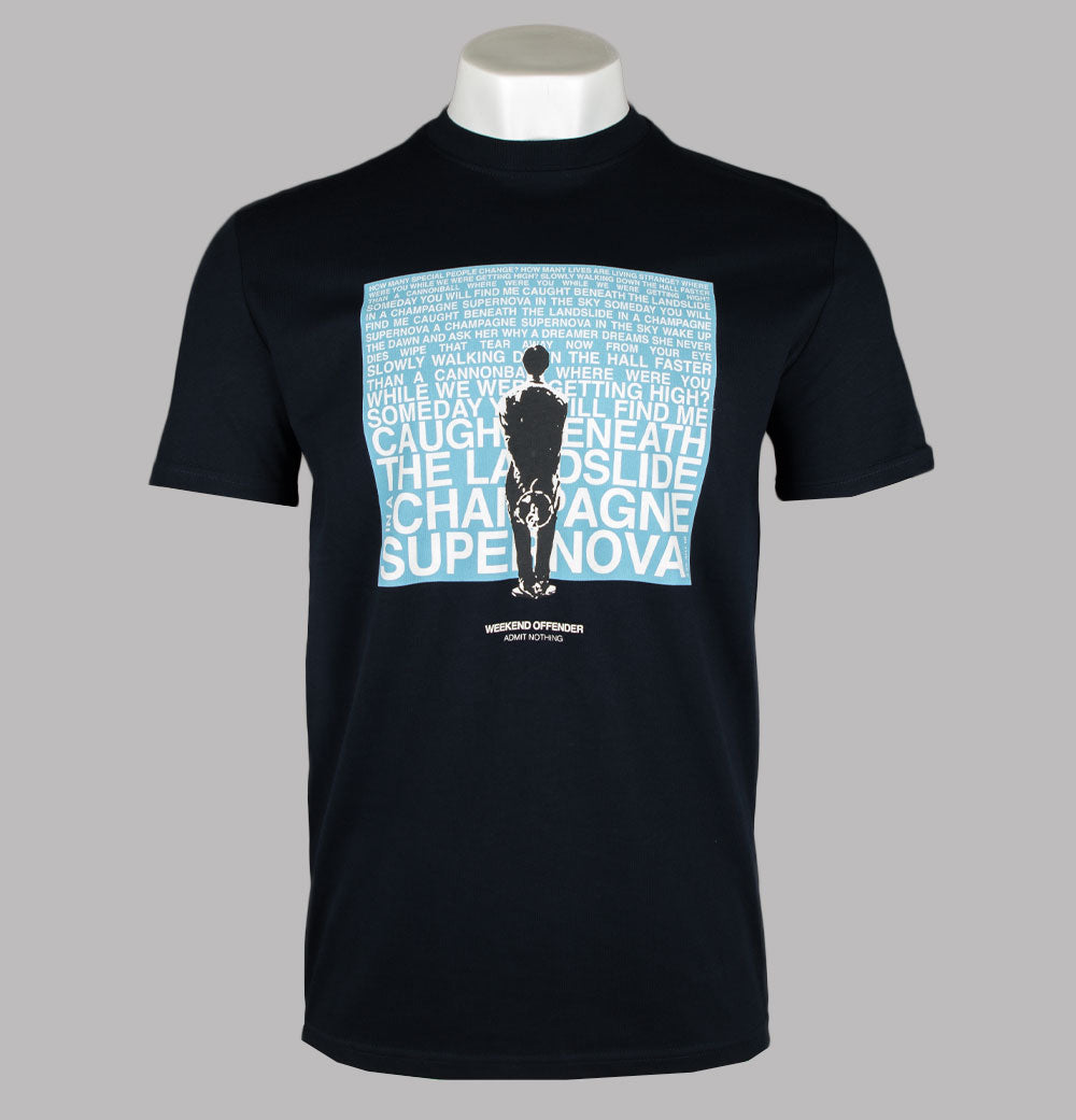Weekend Offender Oasis Supernova T-Shirt Navy – Bronx Clothing
