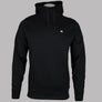 Weekend Offender Ribbe Fleece Back Hoodie Black