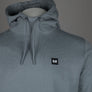 Weekend Offender Ribbe Fleece Back Hoodie Porpoise Grey