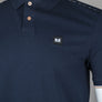 Weekend Offender Sakai Polo Shirt Navy/Mid House Check
