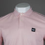 Weekend Offender Sakai Polo Shirt Pale Blush/Mid House Check
