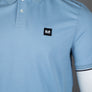 Weekend Offender Sakai Polo Shirt Sea Marine/Mid House Check