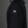 Weekend Offender Saunders Mid Check Parachute Jacket Black