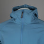 Weekend Offender Stipe Soft Shell Hooded Jacket Baltic Blue