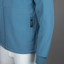 Weekend Offender Stipe Soft Shell Hooded Jacket Baltic Blue