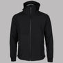 Weekend Offender Stipe Soft Shell Hooded Jacket Black