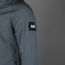Weekend Offender Stipe Soft Shell Hooded Jacket Zinc