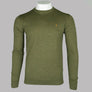 Farah Mullen Merino Wool Sweater Khaki