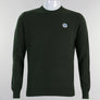 North Sails Grant Crew Knit Sweater Forest Green