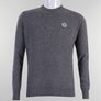 North Sails Grant Crew Knit Sweater Light Grey