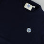North Sails Grant Crew Knit Sweater Marine Blue