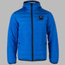 Ma.Strum Grayling Hooded Bomber Jacket Vibrant Blue