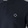 Ma.Strum Walrus S/S Pique Polo Shirt Dark Navy