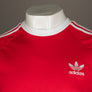 Adidas Adicolor 3-Stripes T-Shirt Red