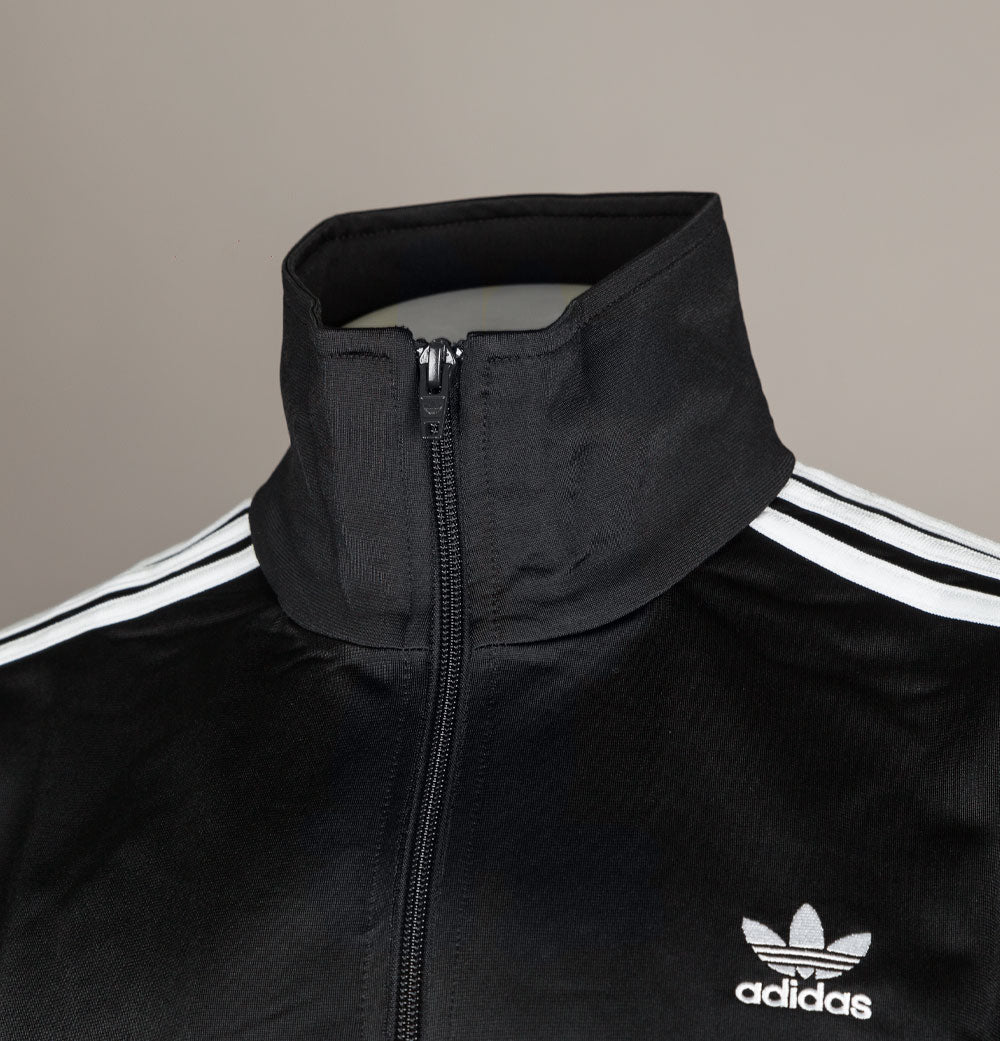 Adidas Firebird Tracksuit Top Black/White – Bronx Clothing