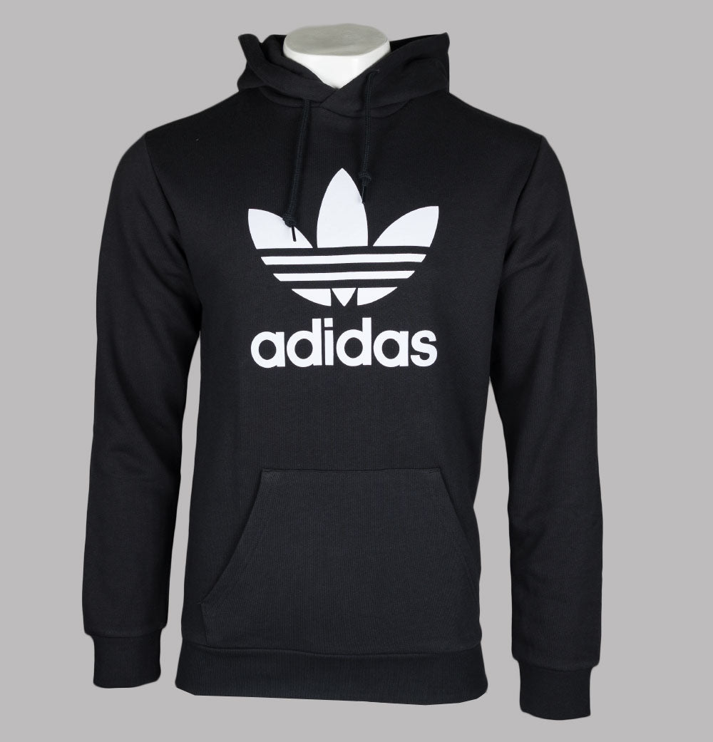 Adidas Trefoil Hoodie Black/White – Bronx Clothing