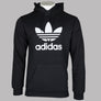 Adidas Trefoil Hoodie Black/White