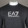 EA7 Athletic Colour Block Taping Sweatshirt Dark Grey
