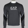 EA7 Athletic Colour Block Taping Sweatshirt Dark Grey