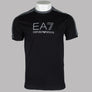 EA7 Athletic Colour Block T-Shirt Black