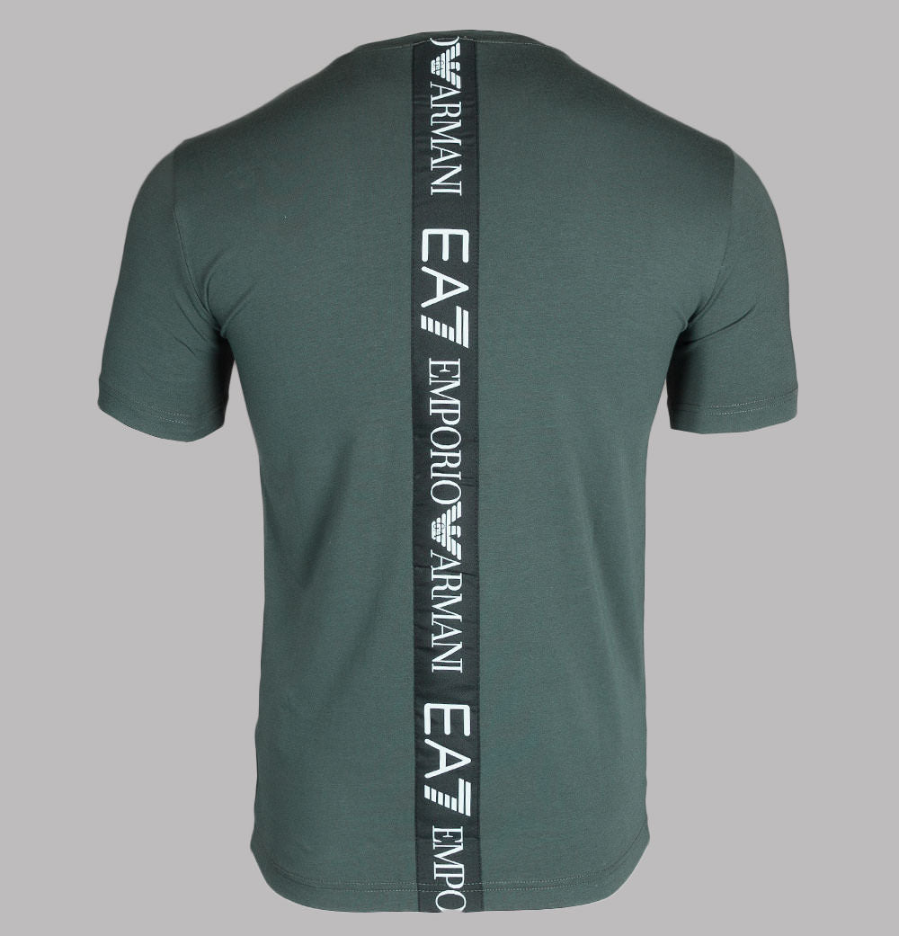 Ea7 back logo clearance t shirt