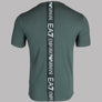 EA7 Back Repeat Logo Taping T-Shirt Urban Chic